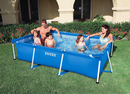 בריכת עמודים מלבנית INTEX דגם 28270