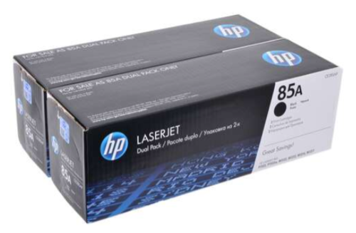 מארז זוגי!! זוג טונרים מקורי שחור HP CE285AF (3,200 דפים)