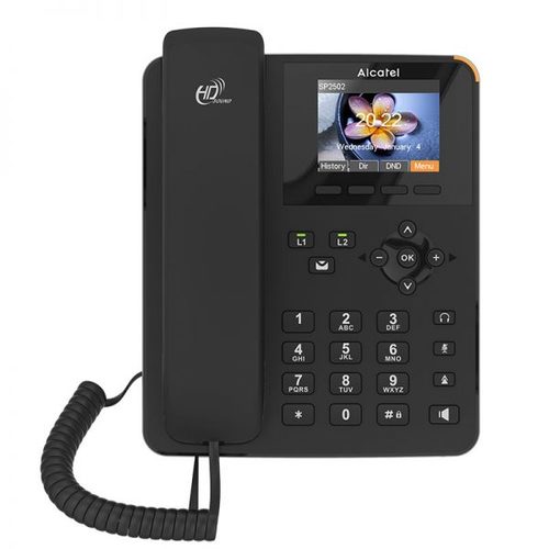 טלפון IP משרדי VOIP עם תצוגה צבעונית ALCATEL SP2502