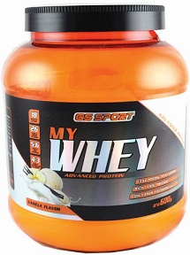G.S SPORT - PROTEIN POWDER | אבקת חלבון בטעם עוגיות מבית ג'י אס ספורט | 600 גרם |
