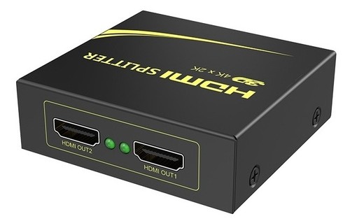 מפצל HDMI מוגבר ל-2 מסכים בו זמנית, תומך 4K@30hz + 3D