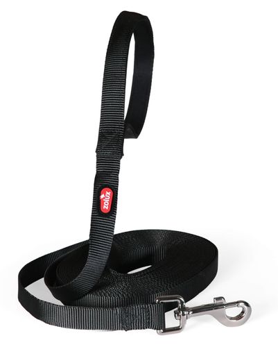 זולוקס רצועת אילוף והולכה  NYLON FLAT LEAD 20MM 20M BLK