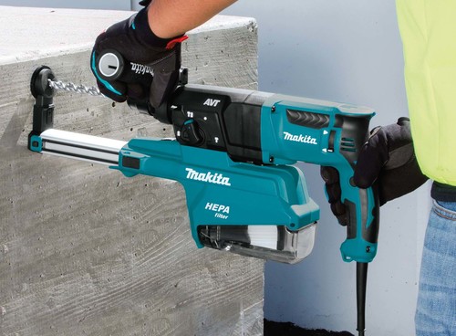 פטישון HR2650 עם שואב אבק MAKITA