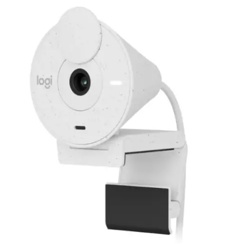 מצלמת רשת Logitech Brio 300 לוגיטק - לבן