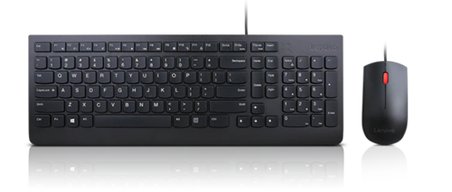 מקלדת ועכבר חוטי Lenovo Essential KB Mouse Combo