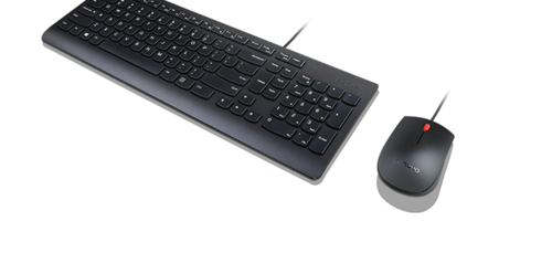 מקלדת ועכבר חוטי Lenovo Essential KB Mouse Combo