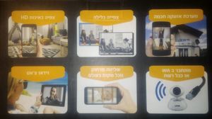 מצלמת אבטחה IP אינטרנט אלחוטית HD לנון