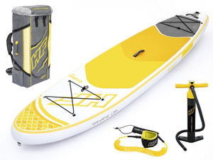 סאפ מתנפח לים מקצועי 320 רוחב 76 ס"מ במבצע BESTWAY CRUISER TECH SUP 65305