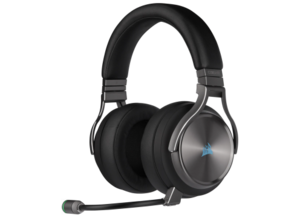 אוזניות גיימינג אלחוטי CORSAIR VIRTUOSO RGB WIRELESS SE HIGH-FIDELITY — GUNMETAL