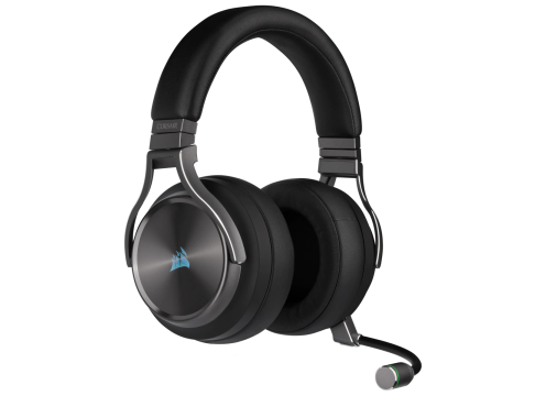 אוזניות גיימינג אלחוטי CORSAIR VIRTUOSO RGB WIRELESS SE HIGH-FIDELITY — GUNMETAL