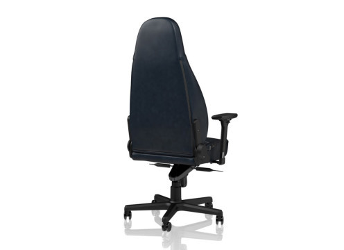 כיסא גיימינג NOBLECHAIRS ICON REAL LEATHER MIDNIGHT BLUE/GRAPHITE עור אמיתי NBL-ICN-RL-MBG