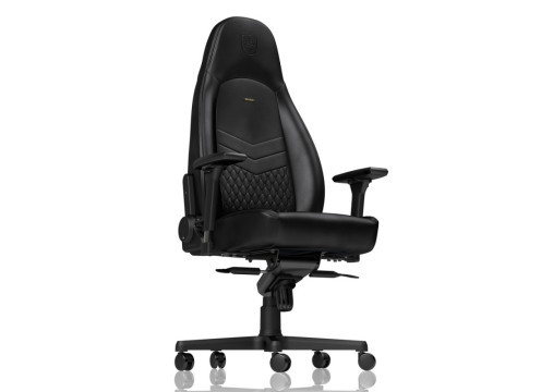 כיסא גיימינג NOBLECHAIRS ICON REAL LEATHER BLACK עור אמיתי