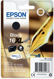 ראש דיו שחור מקורי Epson C13T16314012 16XL