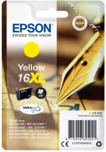 ראש דיו צהוב מקורי Epson C13T16344012 16XL