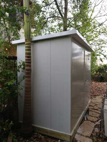מחסן גינה מפנל מבודד Garden Top מחיר למטר רץ דגם EverGreen