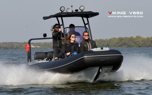 סירת גומי חצי קשיחה עם רצפת אלומיניום GALA VIKING RIBS  V650