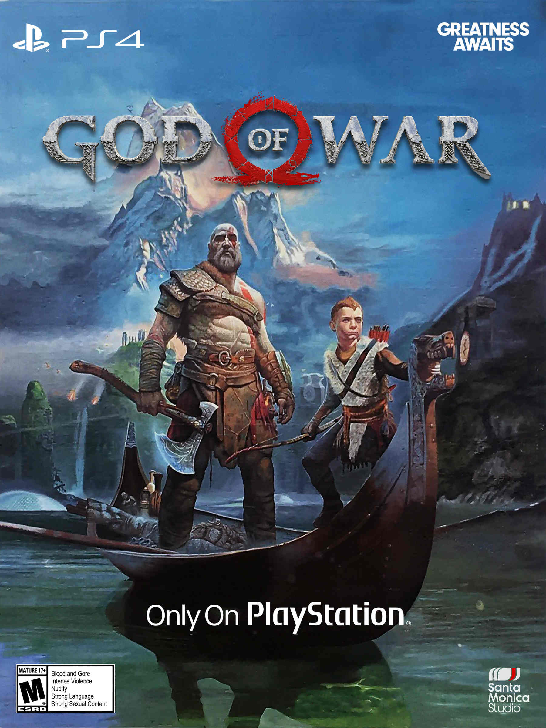 God of War PS4 מומלץ לפלייסטיישן 4