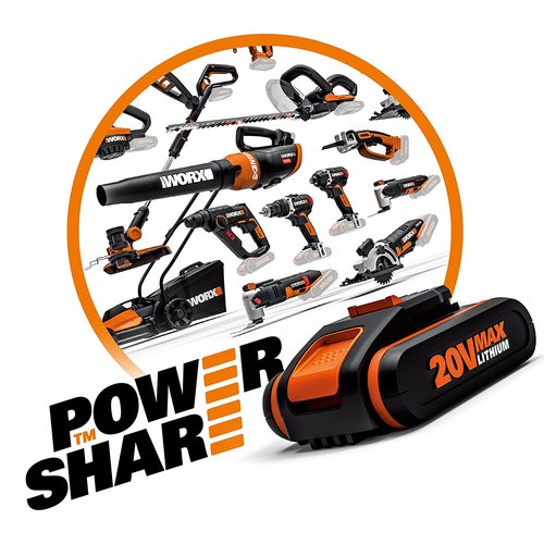 סוללת ליתיום WORX 20V 2.0Ah