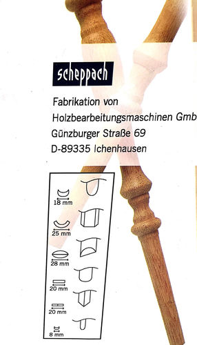 מפסלות לחריטה בעץ SCHEPPACH