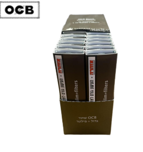 OCB שחור גדול - קינג סייז + פילטר - יחדה אחת