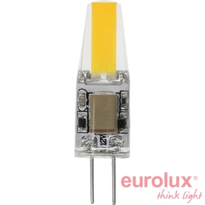 לד נעיצה מיני 12V סיליקון G4 2.5W אור חם 3000K יורולוקס