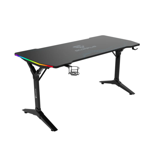 שולחן גיימינג SCORPIUS DESKPRO-HJ150 עם תאורת RGB