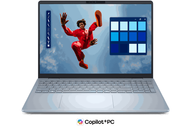 מחשב נייד Dell 16 Plus DB16250 IN-RD33-16868 16" Intel Core Ultra 7 256V / 16GB RAM / 512GB SSD / Windows 11 Pro - Ice Blue