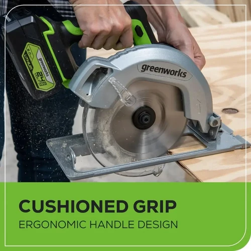 מסור דיסק נטען Greenworks CRD401 מספק עד 40% מהירות חיתוך גבוהה יותר, ביצועים משופרים ועוצמה מרבית לעבודות עץ ונגרות מקצועיות
