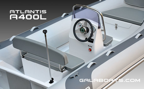 סירה מתנפחת חצי קשיחה GALA ATLANTIS DELUXE RIB A400L