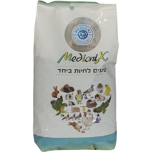 מדיוניקס Medionix - חמניות קטנות פסים לציפורים 750 גרם