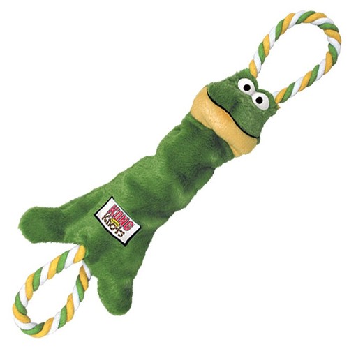 קונג קנוטס - Kong Knots - צעצוע מצפצף לכלב - צפרדע - גודל S/M - דגם NK31
