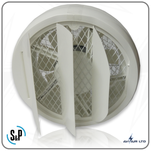 ונטה עגולה 8" על חלון S&P HCM-180 N