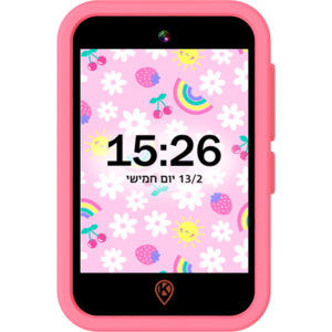 kidiphone הטלפון ששומר על הילדים שלכם צבע ורוד