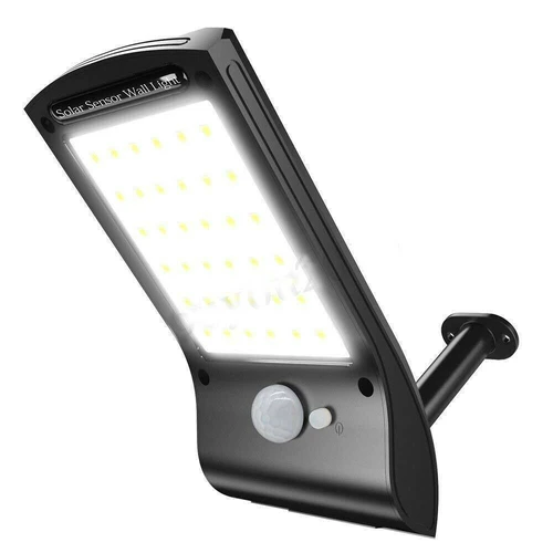 תאורת קיר סולארית עם חיישן תנועה | 36 נורות לד LED 