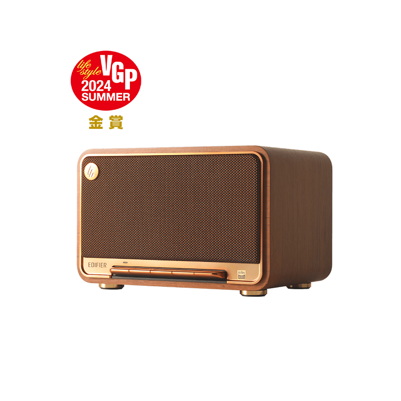 רמקול בלוטות Edifier D32 - Tabletop Wireless Speaker (brown) EDF100080br