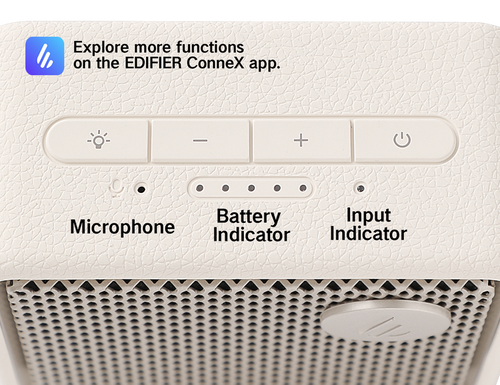 רמקול בלוטות Edifier ES20 - Portable Bluetooth Speaker Ivory EDF286009i
