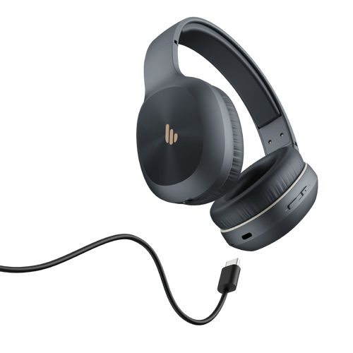 אוזניות בלוטות Edifier K750 Wireless Stereo Headset with Microphone - Gray EDF200120g