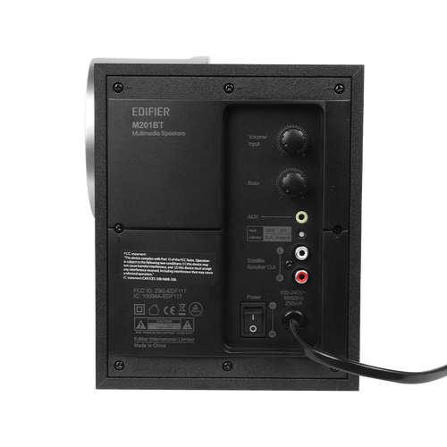 רמקול Edifier M201BT - Multimedia Computer Speaker System (black) EDFM201BTb