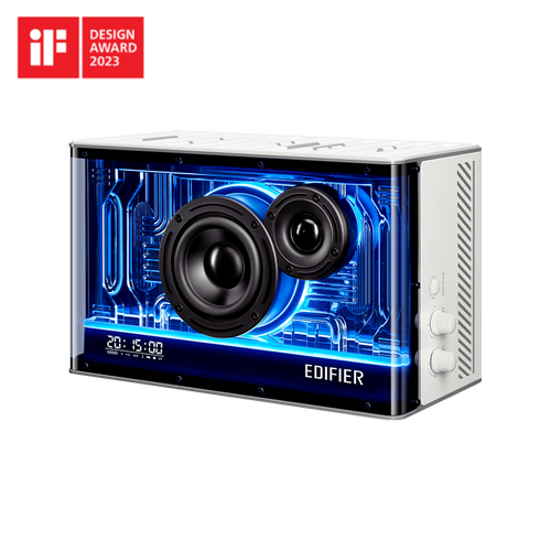 רמקול בלוטות Edifier QD35 - Tabletop BT Speaker w/GaN charger (white) EDF286001w