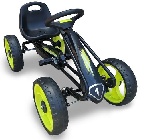 מכונית באגי לילדים 10 אינץ עם פדלים וגלגלי EVA רכים - גיל 3 ומעלה