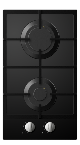 כיריים גז זכוכית שחור MIDEA DOMINO זוגי 30G20MA060