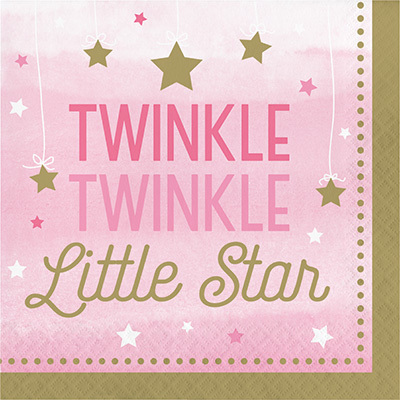 מפיות לאנץ  עם הכיתוב Little Star  16 יח' 
