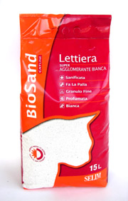 ביו סנד Bio Sand - חול לחתול מתגבש בניחוח טלק - 15 ליטר