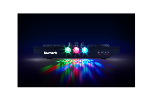 קונטרולר דיג’יי קומפקטי עם תאורה  Numark PartyMix LIVE