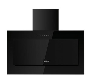 קולט אדים זכוכית שחור אלכסון 90 סמ MIDEA E90TEW2J82