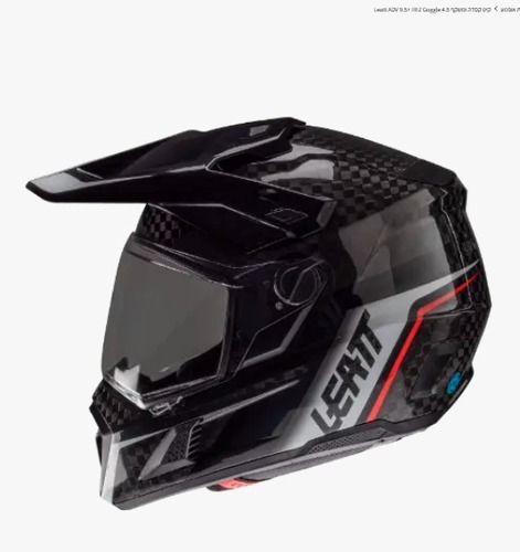 קיט קסדה ומשקף שחור Leatt ADV 9.5+ IRIZ Goggle 4.5