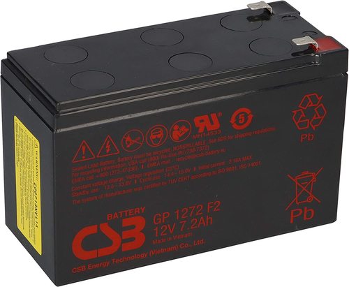 מצבר CSB GP1272 12V 7.2Ah