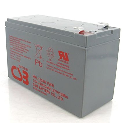 מצבר CSB HRL1234W 12V 9Ah Long Life
