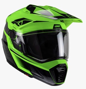 קיט קסדה ומשקף ירוק שחור Leatt ADV 8.5 Hi-Viz + Goggle 4.5