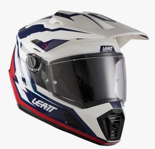 קיט קסדה ומשקף אדוונצ'ר כחול אדום ADV 7.5 LEATT